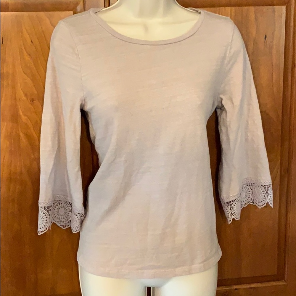 LOFT Casual Top L/S Lavender XS